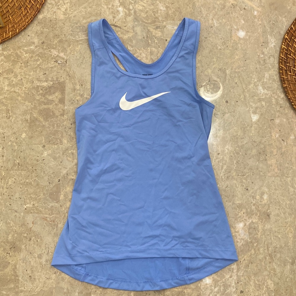 Nike XS Blue Racerback Tank